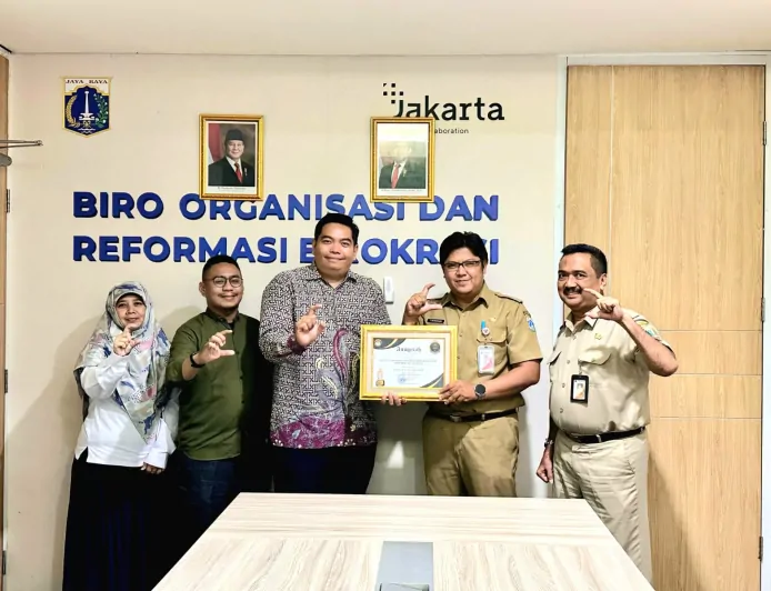 Komisi Informasi DKI Jakarta Lakukan Visitasi ke Biro Organisasi dan Reformasi Birokrasi