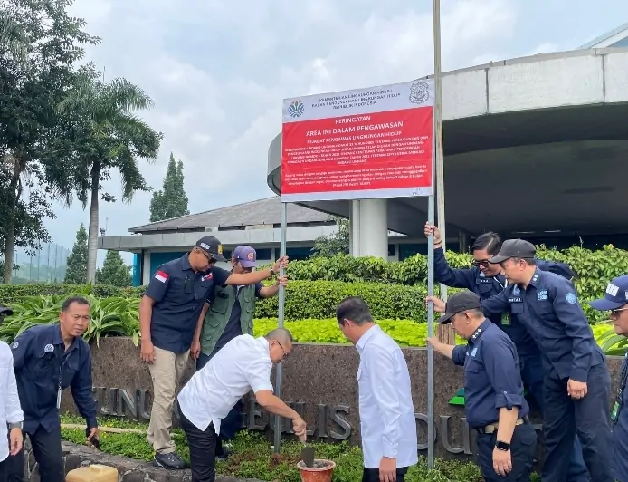 Menteri Lingkungan Hidup Segel Dua Bangunan di Kabupaten Bogor, Melanggar Ketentuan Tata Ruang