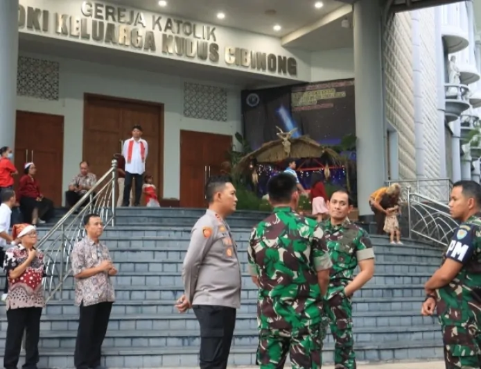 Kapolres Bogor Bersama Forkopimda Monitoring dan Pengamanan Gereja Peringatan Ibadah Jumat Agung