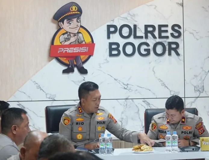 Kapolres Bogor Beberkan Arahan kepada PJU dan Kapolsek Jajaran, Tekankan Penindakan Tegas Premanisme