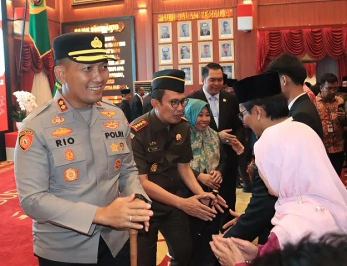 Hadiri Pelantikan Pejabat Eselon II Pemkab Bogor, Kapolres: Kami Siap Sinergi