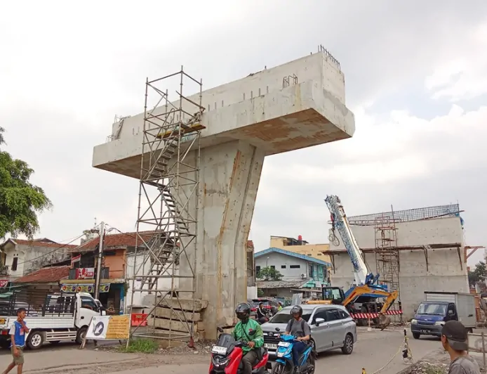Proyek Jalan Layang Nurtanio Bandung Mangkrak, Warga Keluhkan Macet, Banjir hingga Debu yang Beterbangan