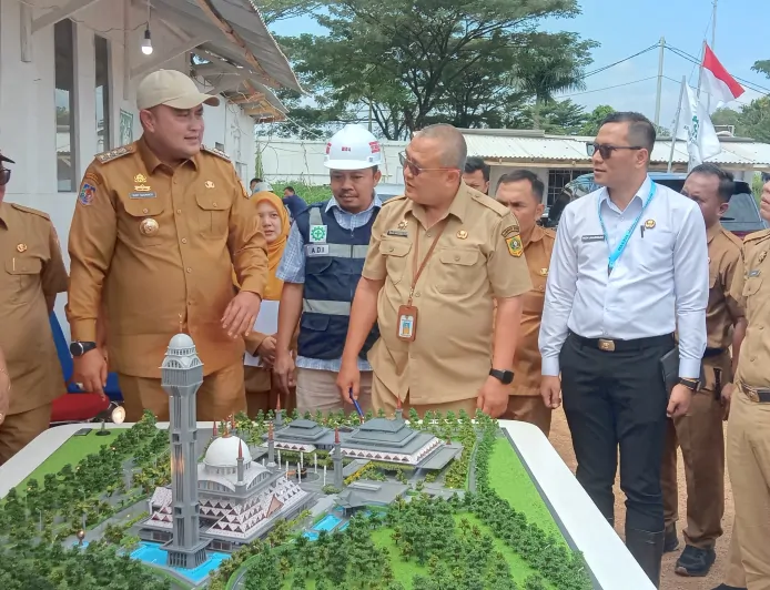 Tinjau Pembangunan Masjid Raya Kabupaten Bogor, Rudy Susmanto: Dilengkapi Pusat Layanan Haji dan Umrah