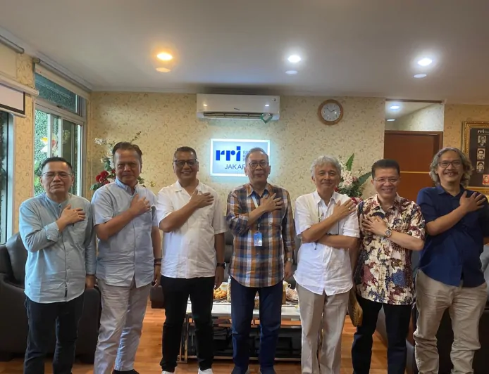 PWI Jaya dan Pimpinan RRI Jakarta Bahas Malam Anugerah MH Thamrin 2025