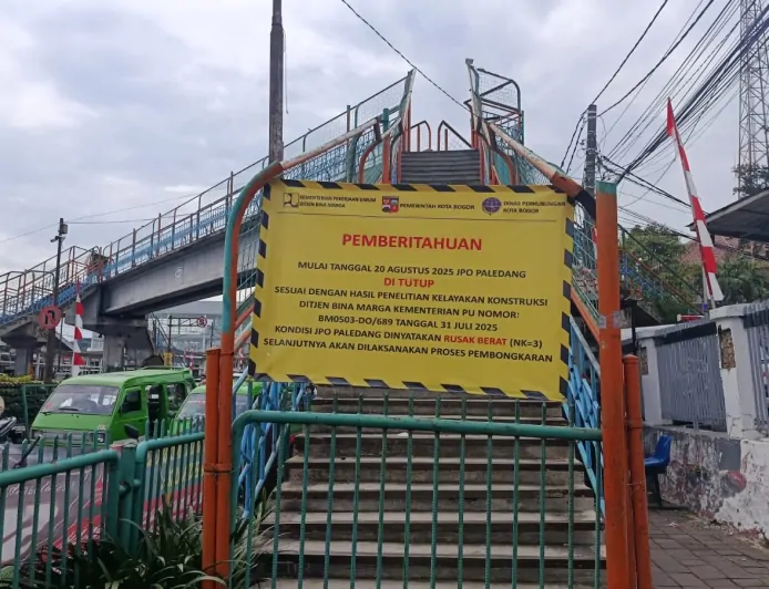 JPO Paledang Ditutup, Wali Kota Bogor Dedie A Rachim Akan Ambil Langkah Konkret 