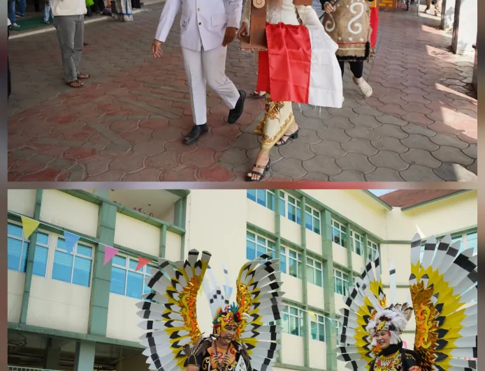 Karnaval Pahlawan dan Budaya Nusantara Ramaikan Puncak Perayaan HUT RI ke-80 di RSUD Raden Mohamad Noh Nur