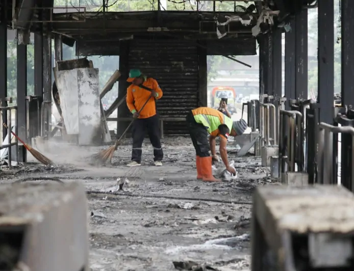 Kerusakan Fasilitas Publik Akibat Demo di Jakarta Capai Rp51,1 Miliar, Pramono Anung: Perbaikan Halte Ditarget Rampung 9 September