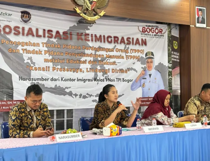 Imigrasi Bogor Gelar Sosialisasi Keimigrasian Tindak Pidana Perdagangan Orang dan Tindak Pidana Penyelundupan Manusia
