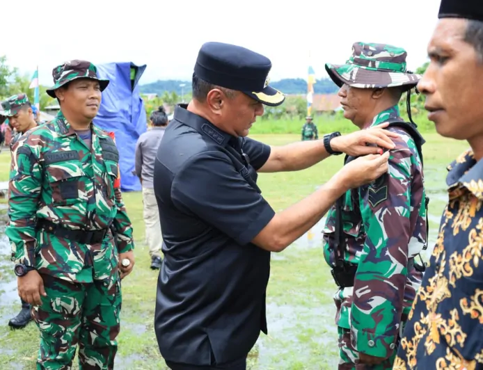 TMMD Ke-126 Kodim 1505/Tidore Resmi Dibuka, TNI Siap Wujudkan Pemerataan Pembangunan di Oba Selatan