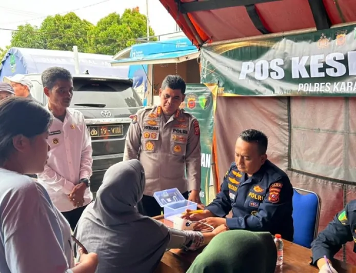 Tinjau Posko Kesehatan Biddokkes di Karangligar, Kabid Humas Polda Jabar Pastikan Layanan Berjalan Optimal