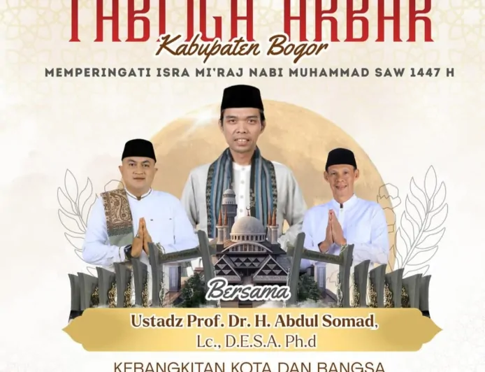Peringatan Isra Mi’raj di Masjid Nurul Wathon Pakansari, Pemkab Bogor Hadirkan Ustadz Abdul Somad