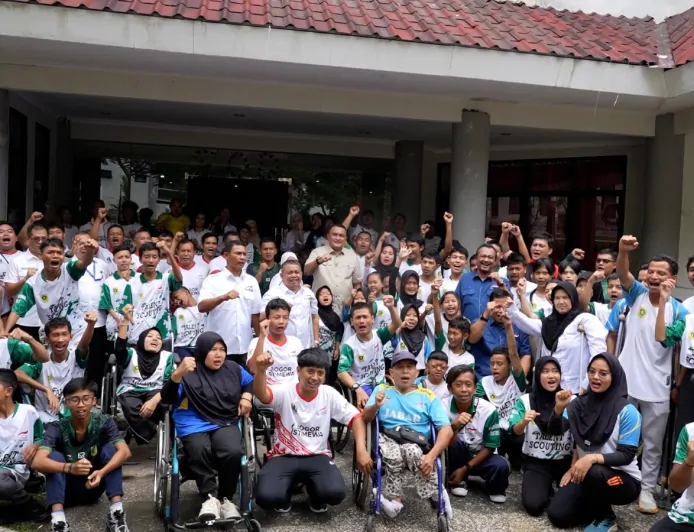 NPCI Kabupaten Bogor Pasang Target Tinggi di Peparda VII di Bandung, 35 Emas Atletik Jadi Andalan