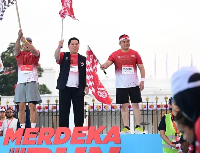 Didukung Presiden Prabowo, Menpora Erick Apresiasi Antusiasme 12 Ribu Peserta Merdeka Run 2026