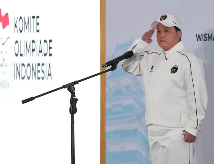 Menpora Erick Bakar Semangat Para Atlet dalam Pengukuhan Tim Indonesia untuk Asian Games 2026