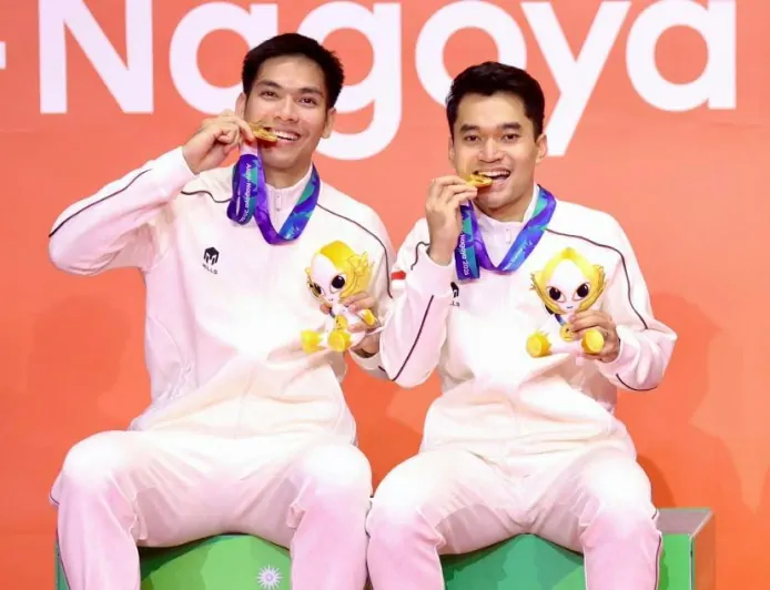 Ganda Putra Indonesia, Leo/Daniel Sumbang Medali Emas untuk Kontingen Asian Games 2026 Indonesia
